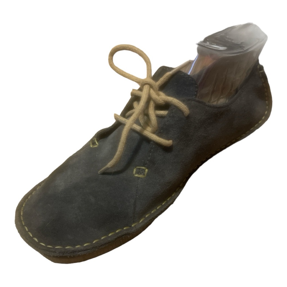 CLARKS mules grey suede
